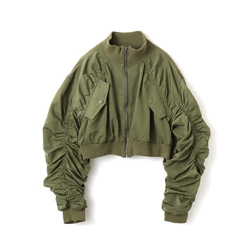 atmos pink Gather Military MA-1 KHAKI