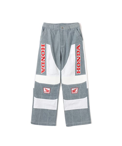 HONDA x atmos pink Racing Pants BLUE