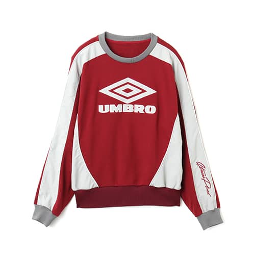 UMBRO × atmos pink Sweat Top BURGUNDY