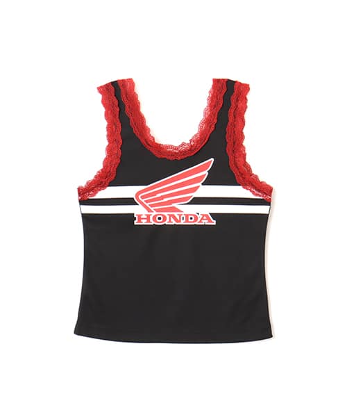 HONDA x atmos pink Racing Tank Top BLACK