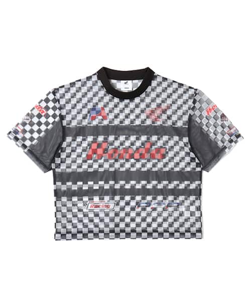 HONDA x atmos pink Racing See-through T-shirt CHECK