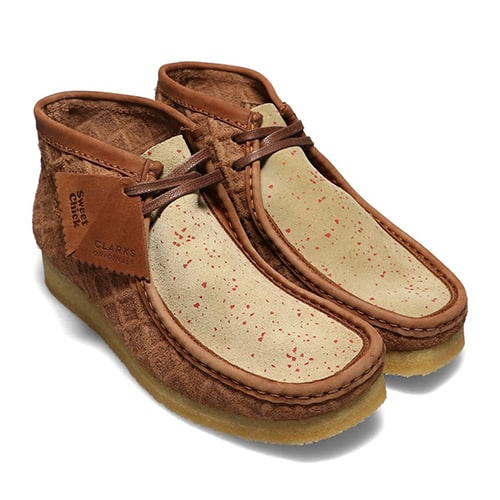 Clarks Sweet Chick x Wallabee Boot BROWN/RED 21FA-I