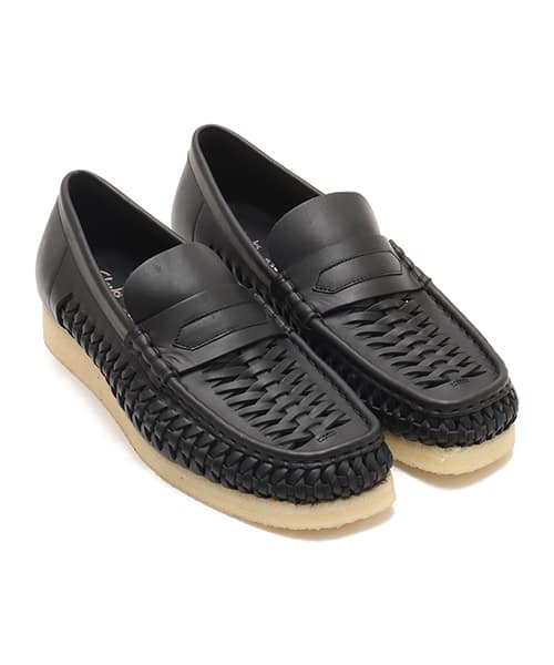 Clarks WB Penny Weave Black Leather - ブラック