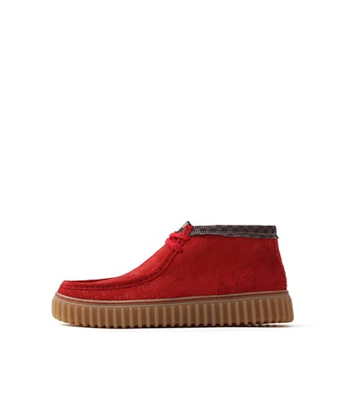 CLARKS Torhill Hi x Stranger Things Red - レッド