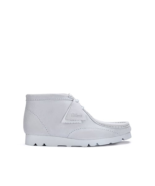 CLARKS Wallabee Boot PAF Grey / Blue - グレー
