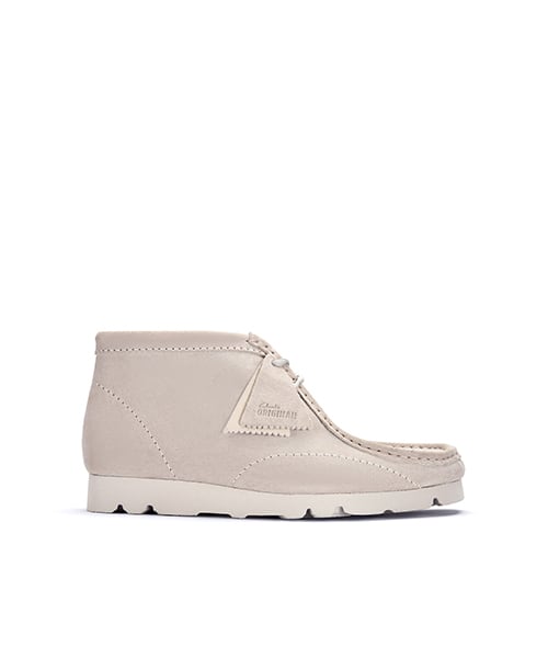 CLARKS Wallabee Boot PAF Beige Suede - ベージュ