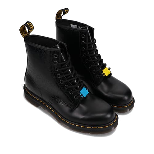 Dr Martens Keith Haring 1461 Kh Fig Black White Kh Fig Smooth Black 21ss I