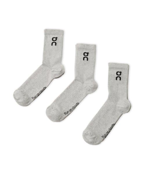 On Logo Sock High 3P