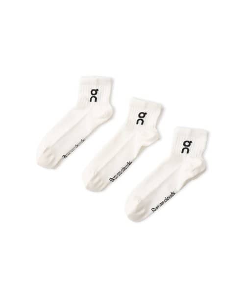 On Logo Sock Mid 3P
