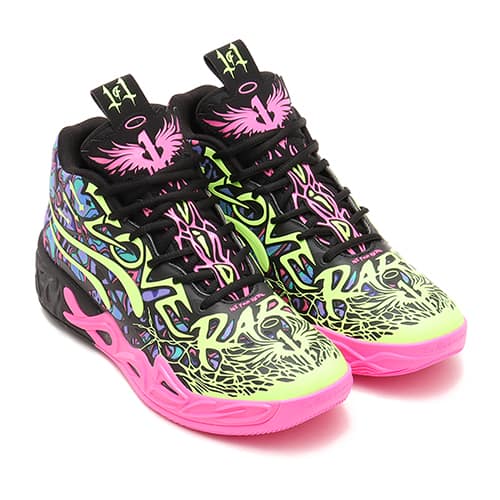 Basketballschuhe Puma Kinder MB.03 Lo Lava Violett Schimmer
