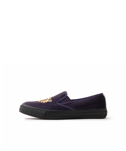 CONVERSE ALL STAR KUNGFU SLIP-ON ROYAL PUR/BLACK - パープル