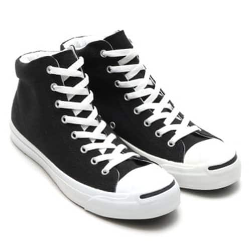 CONVERSE JACK PURCEL MID BLACK   BLACK