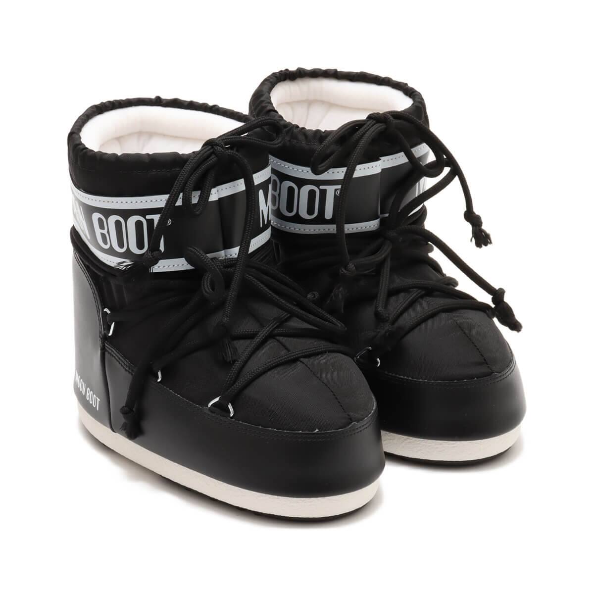 MOON BOOT MB ICON LOW NYLON BLACK 23HO-I