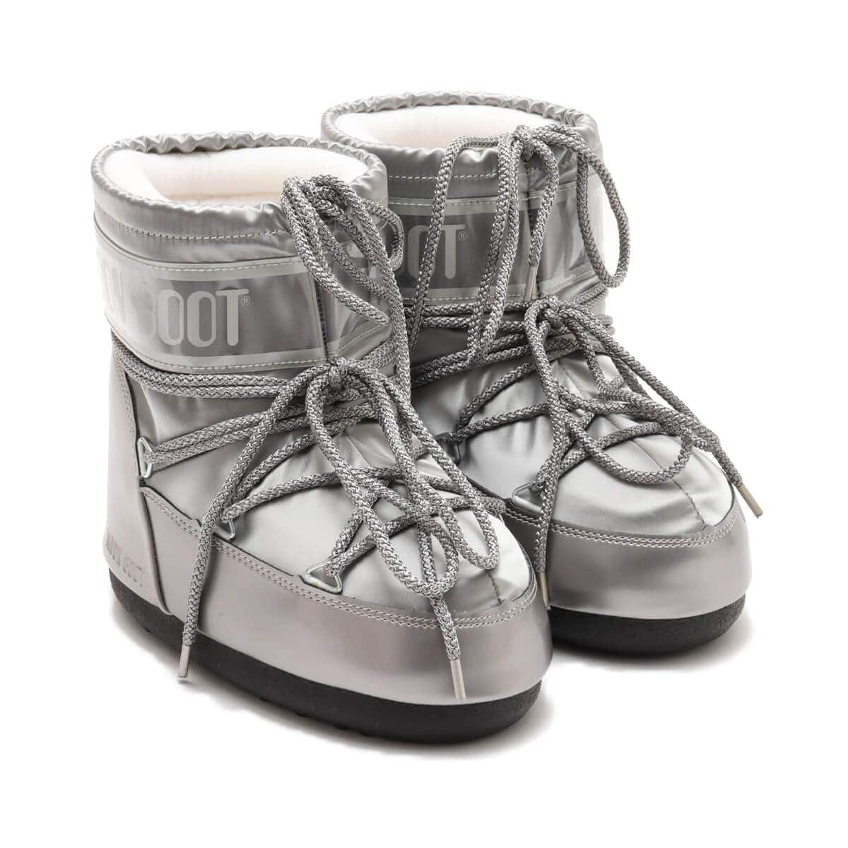 MOON BOOT MB ICON LOW GLANCE SILVER 23HO-I