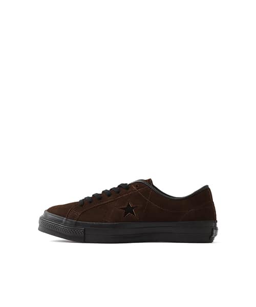 CONVERSE ONE STAR J SUEDE BROWN/BLACK - ブラウン