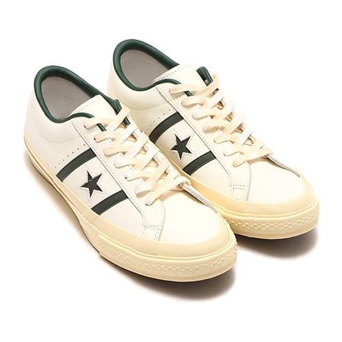 CONVERSE S&B US PC LEATHER OFF WHITE/VTG GREEN 23SS-I