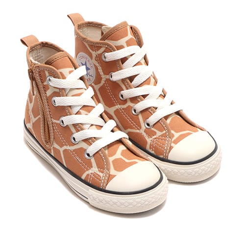 CONVERSE CHILD ALL STAR N GIRAFFESPOT V-1 BROWN 22SS-I