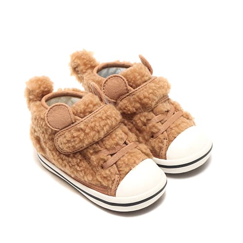 CONVERSE BABY ALL STAR N ANIMALS V-1 BROWN 22FW-I