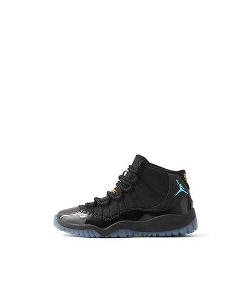 JORDAN BRAND JORDAN 11 RETRO (PS) BLACK/GAMMA BLUE-BLACK-VARSITY MAIZE - ブラック