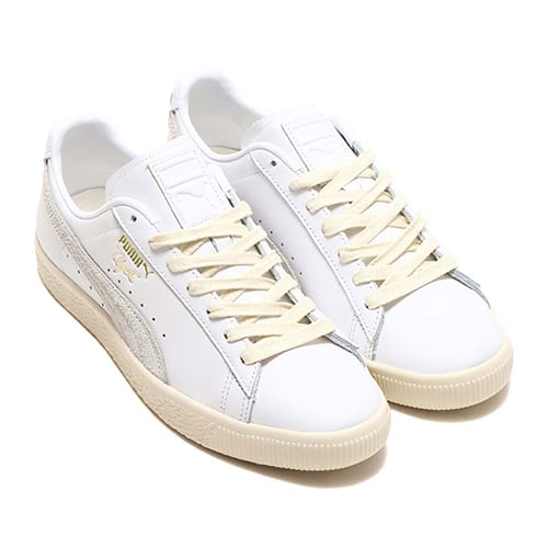 PUMA CLYDE BASE PUMA WHITE/FROSTED IVORY/TEAM GOLD 24SP-I