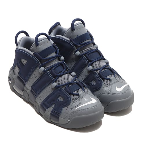 NIKE AIR MORE UPTEMPO (GS) COOL GREY/WHITE-MIDNIGHT NAVY 21FA-I