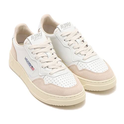 AUTRY MEDALIST LOW WOM LEAT/SUEDE WHITE 23FA-I