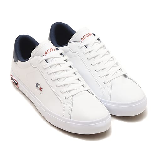 LACOSTE POWERCOURT TRI22 1 SMA WHT/NVY/RED 24SP-I