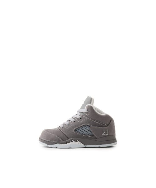 JORDAN BRAND JORDAN 5 RETRO (TD) LT GRAPHITE/WHITE-WOLF GREY - グレー