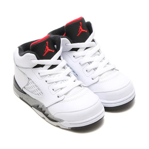 jordan 5 white university red