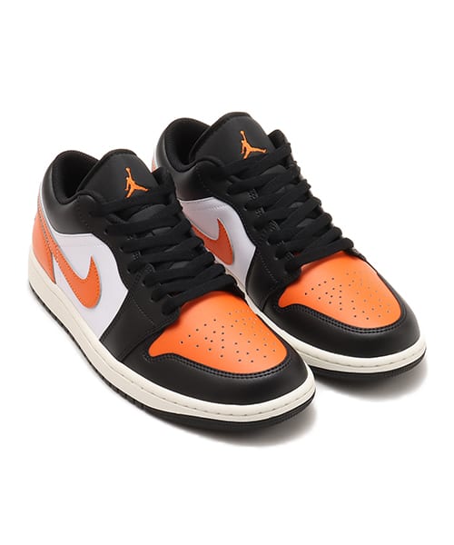 JORDAN BRAND AIR JORDAN 1 LOW BLACK/STARFISH-WHITE-SAIL