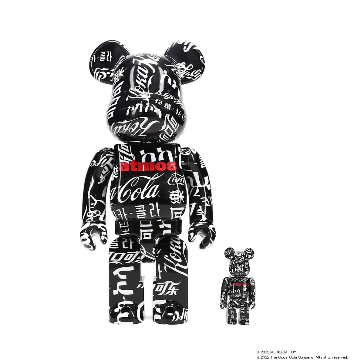 MEDICOM TOY BE@RBRICK Coca-Cola × atmos TYPE-6 1000% 22SS-I