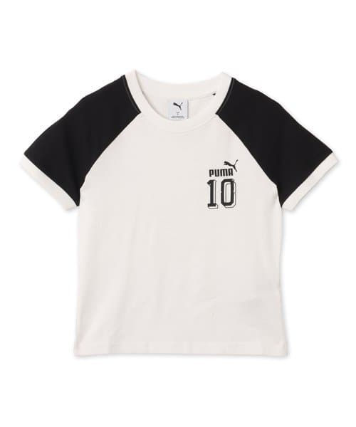 PUMA FUTURE.PUMA.ARCHIVE SLIM SHORT RINGER TEE PUMA WHITE - ホワイト