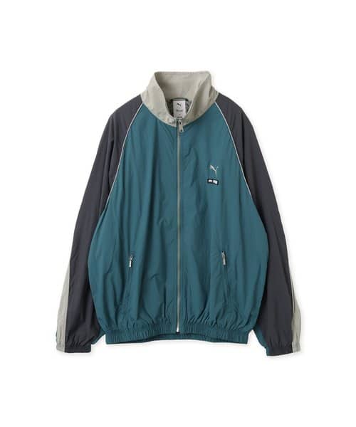 PUMA X SCYE T7 WOVEN JKT EMERALD ICE - グリーン