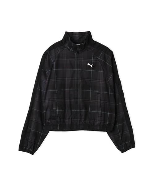 PUMA T7 RELAXED TARTAN WOVEN JACKET