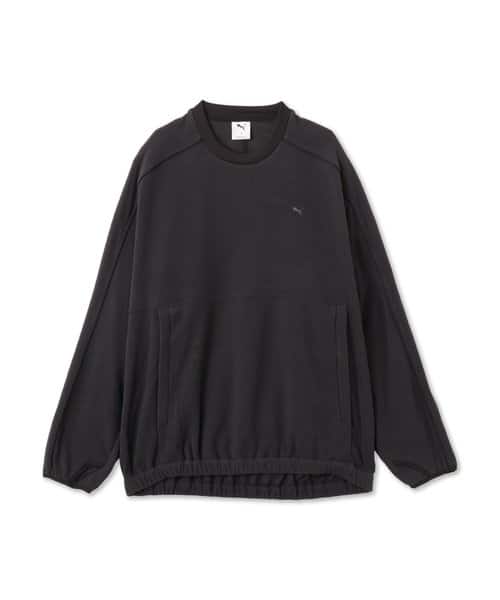 PUMA FLEECE OVERHEAD PUMA BLACK - ブラック