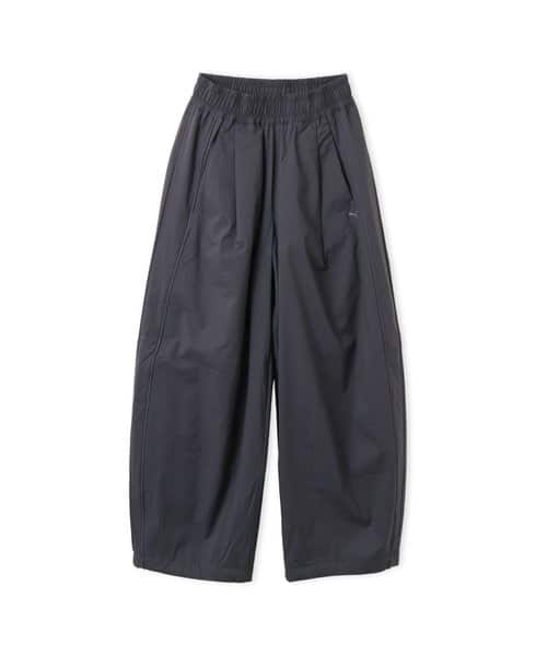 PUMA MATT TAFFETA THIN PADDED PANTS WS STRONG GRAY - グレー