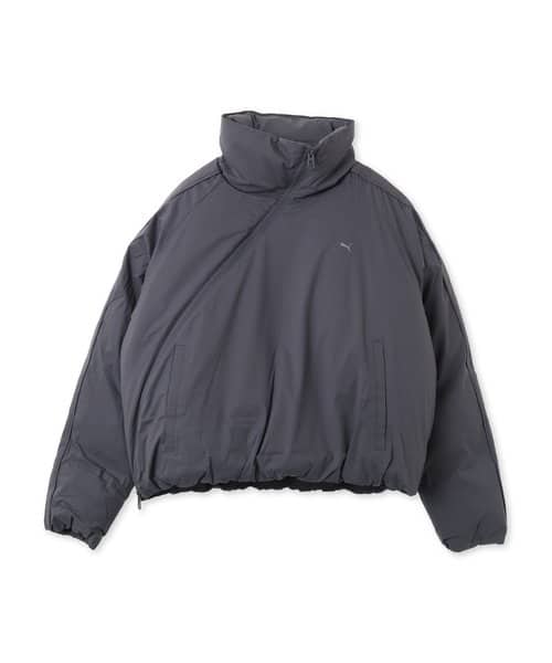 PUMA MATT TAFFETA PADDED JACKET WS STRONG GRAY - グレー