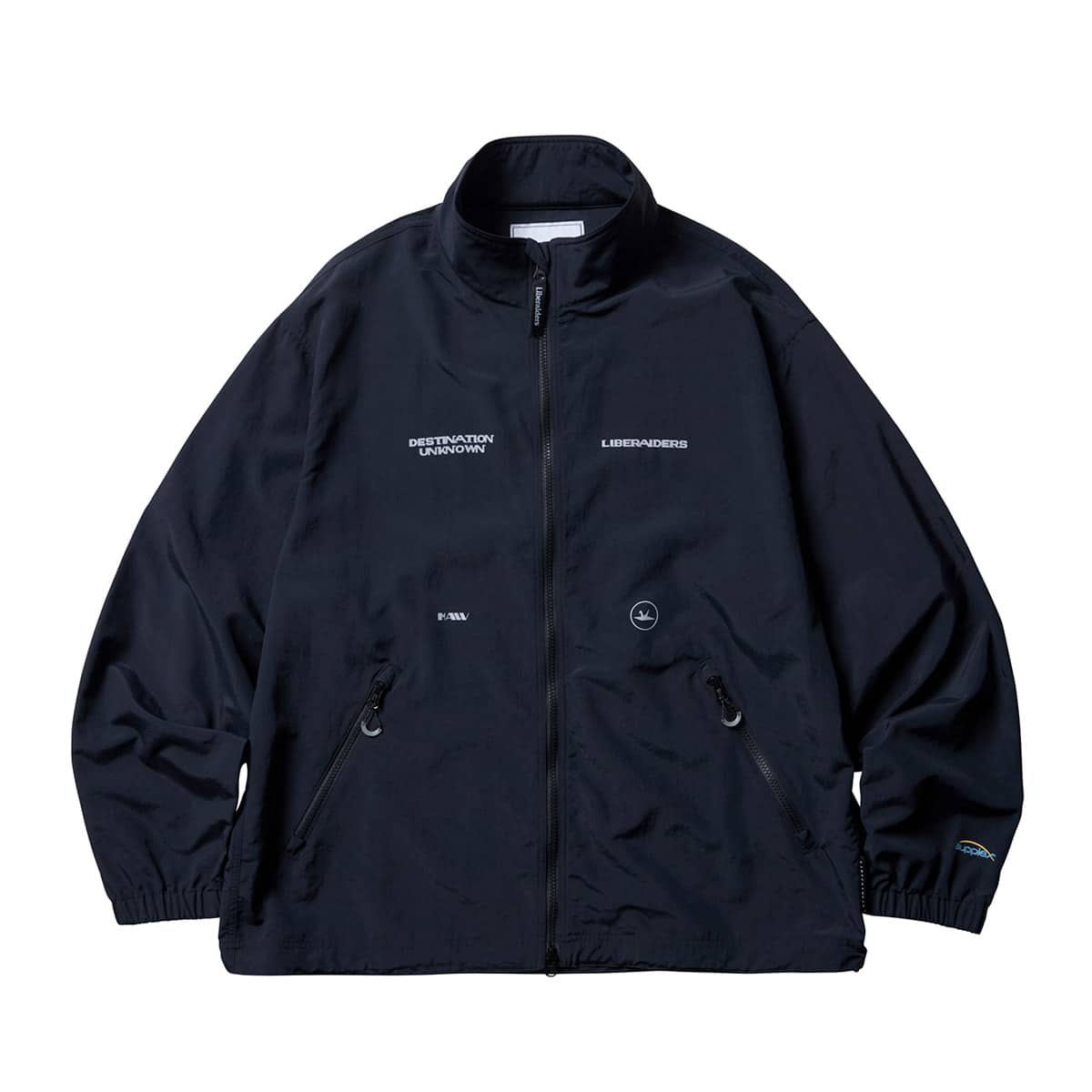 LIBERAIDERS SUPPLEX NYLON WINDBREAKER BLACK リベレイダース サプレックス ナイロン ウィンドブレーカー ブラック