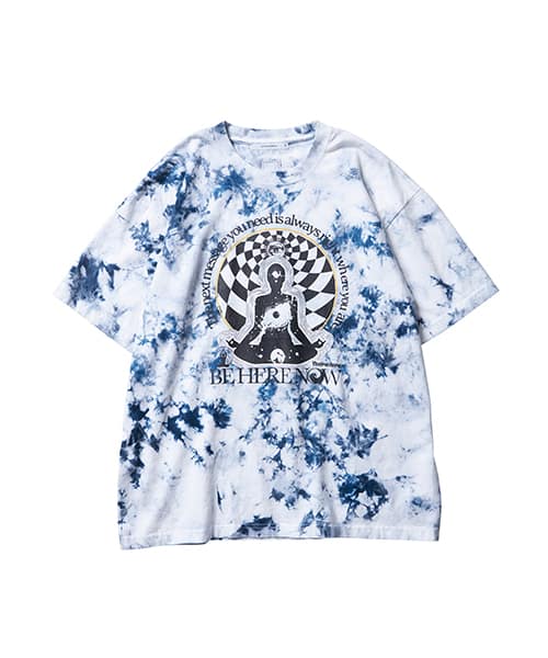 LIBERAIDERS BE HERE NOW TIE-DYE TEE TIE DYE