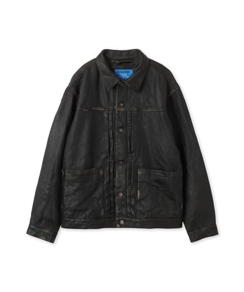 LIBERAIDERS WASHED LEATHER JACKET