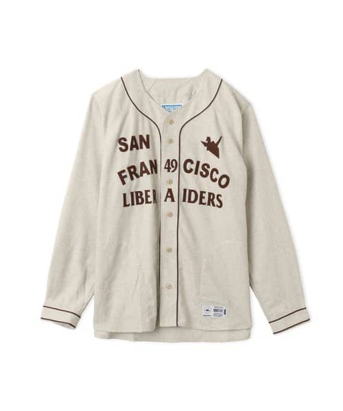 LIBERAIDERS FLANNEL BASEBALL SHIRT