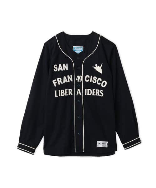 LIBERAIDERS FLANNEL BASEBALL SHIRT