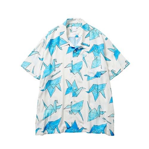 Liberaiders ORIGAMI RAYON SHIRT WHITE 21SP-I