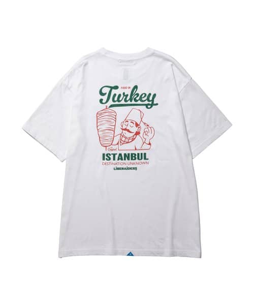 LIBERAIDERS LIBERAIDERS KEBAB TEE WHITE - ホワイト