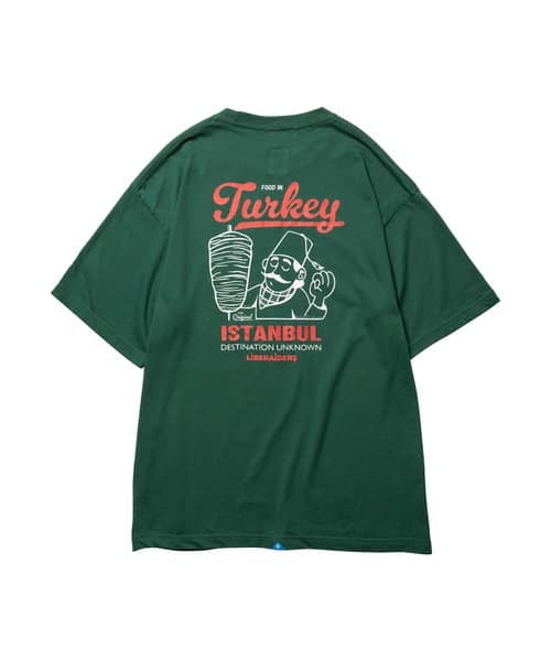 LIBERAIDERS LIBERAIDERS KEBAB TEE GREEN - グリーン