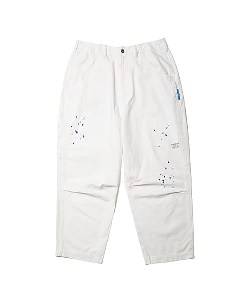LIBERAIDERS SARROUEL CHINO PAINTER PANTS WHITE - ホワイト