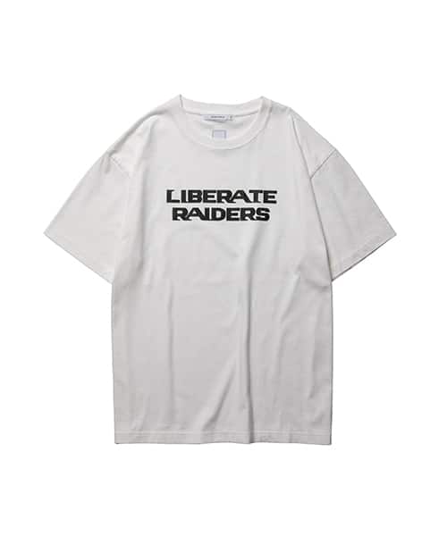 LIBERAIDERS LR LOGO TEE WHITE リベレイダース エル アール ロゴ ティー ホワイト