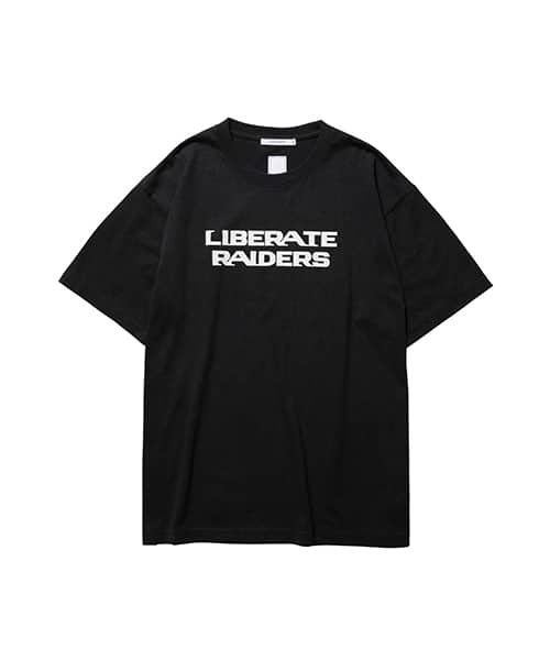 LIBERAIDERS LR LOGO TEE BLACK リベレイダース エル アール ロゴ ティー ブラック