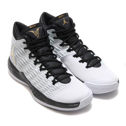 JORDAN BRAND JORDAN MELO M13  WHITE/METALLIC GOLD-BLACK-PURE PLATINUM