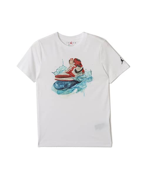 JORDAN BRAND JDB AJ1 WAVE SS TEE WHITE